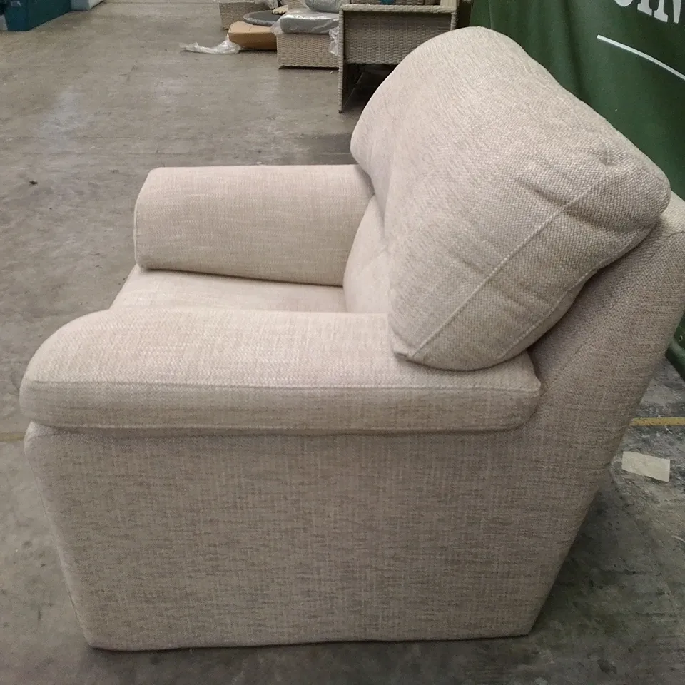 LARGE ARMCHAIR - CREAM FABRIC