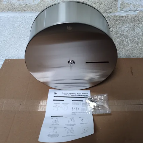 DRYFLOW JUMBO TOILET ROLL DISPENSER