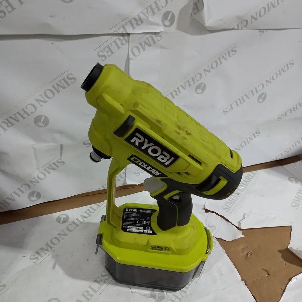 RYOBI 18V ONE+ CORDLESS 18V POWER WASHER 