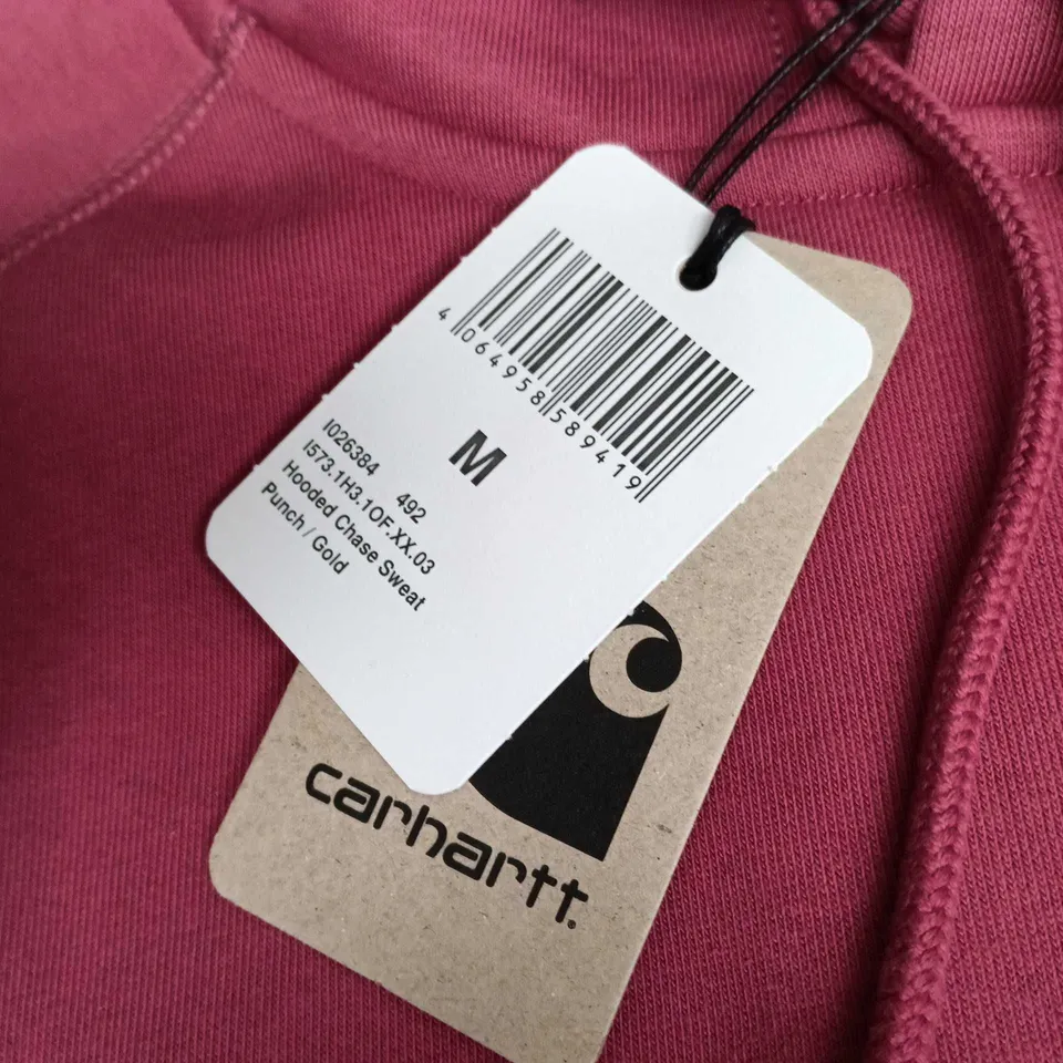 Carhartt Hooded Sweatshirt – Pink, Size M