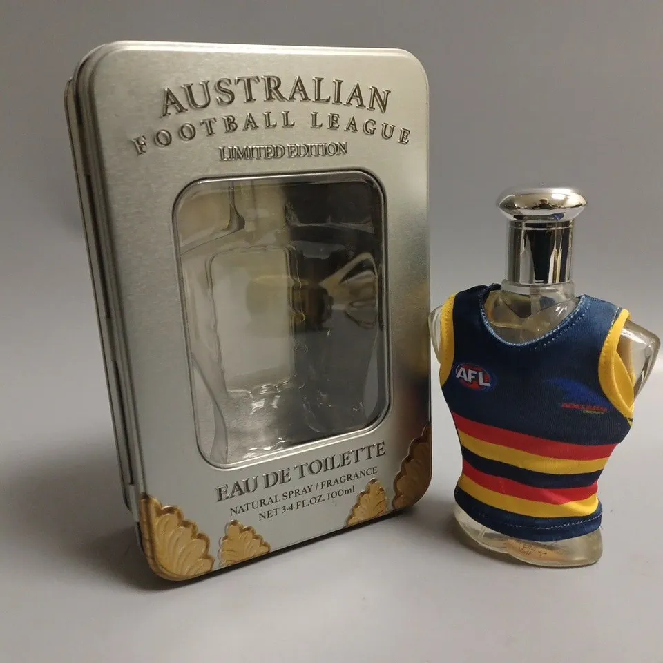 APPROXIMATELY 5 AUSTRALIAN FOOTBALL LEAGUE LIMITED EDITION EAU DE TOILETTE (5 x100ml) (ADELAIDE CROWS)