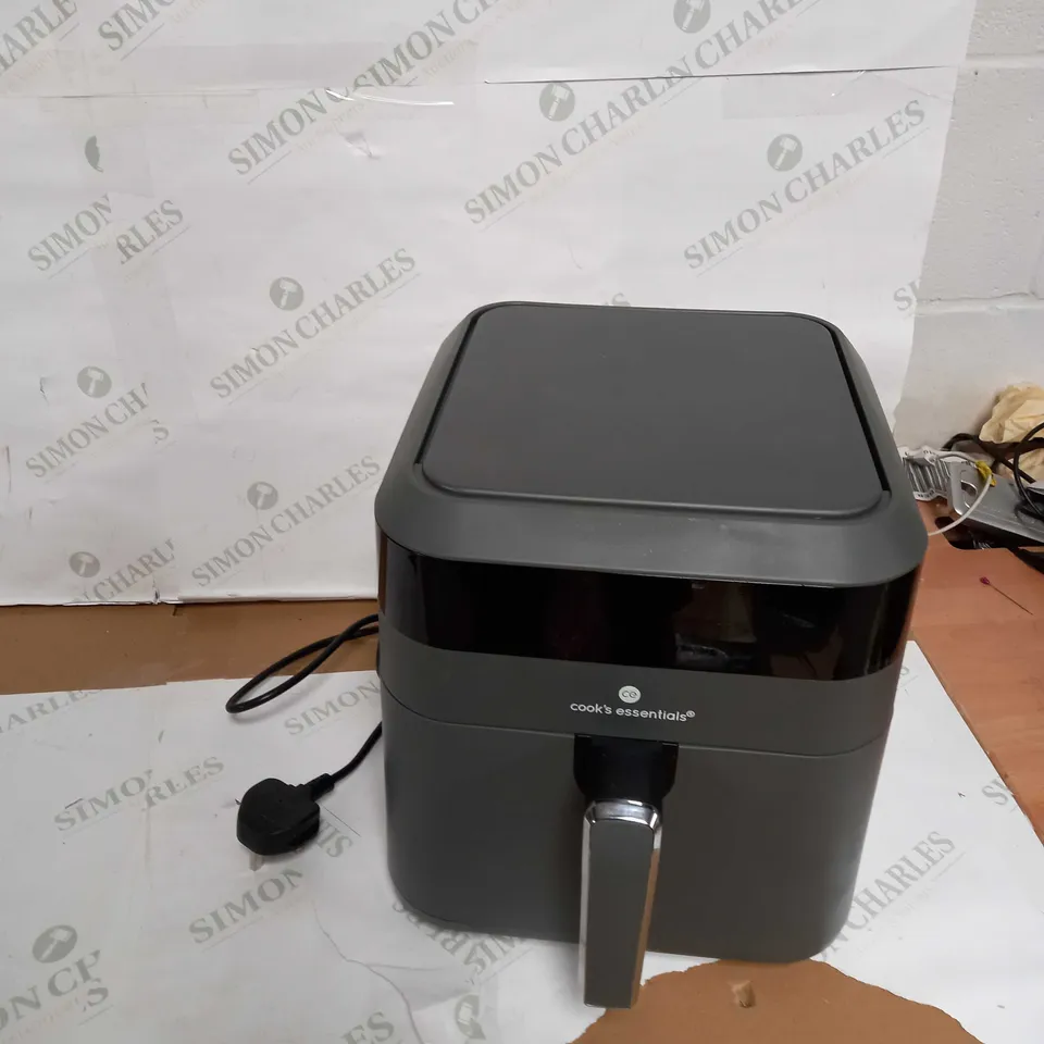 COOK'S ESSENTIALS 5.8L AIR FRYER IN SLATE GREY