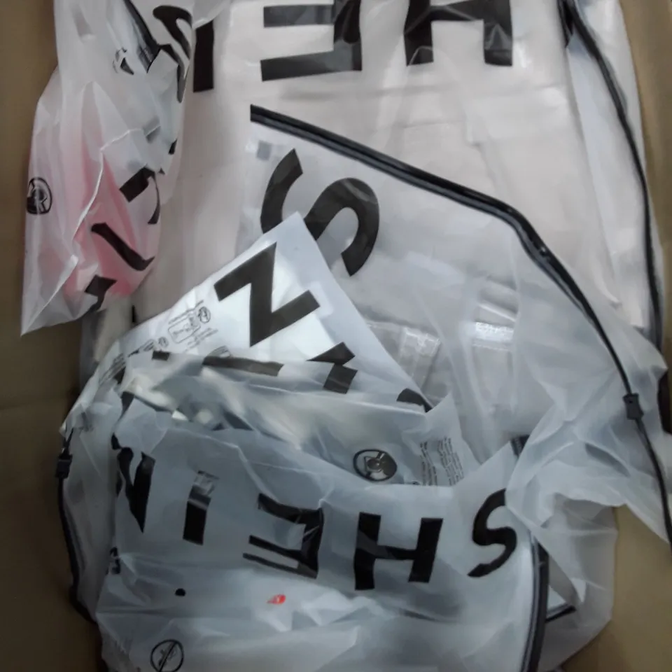 LARGE ASSORTMENT OF SHEIN CLOTHING IN VARIOUS SIZES AND STYLES 