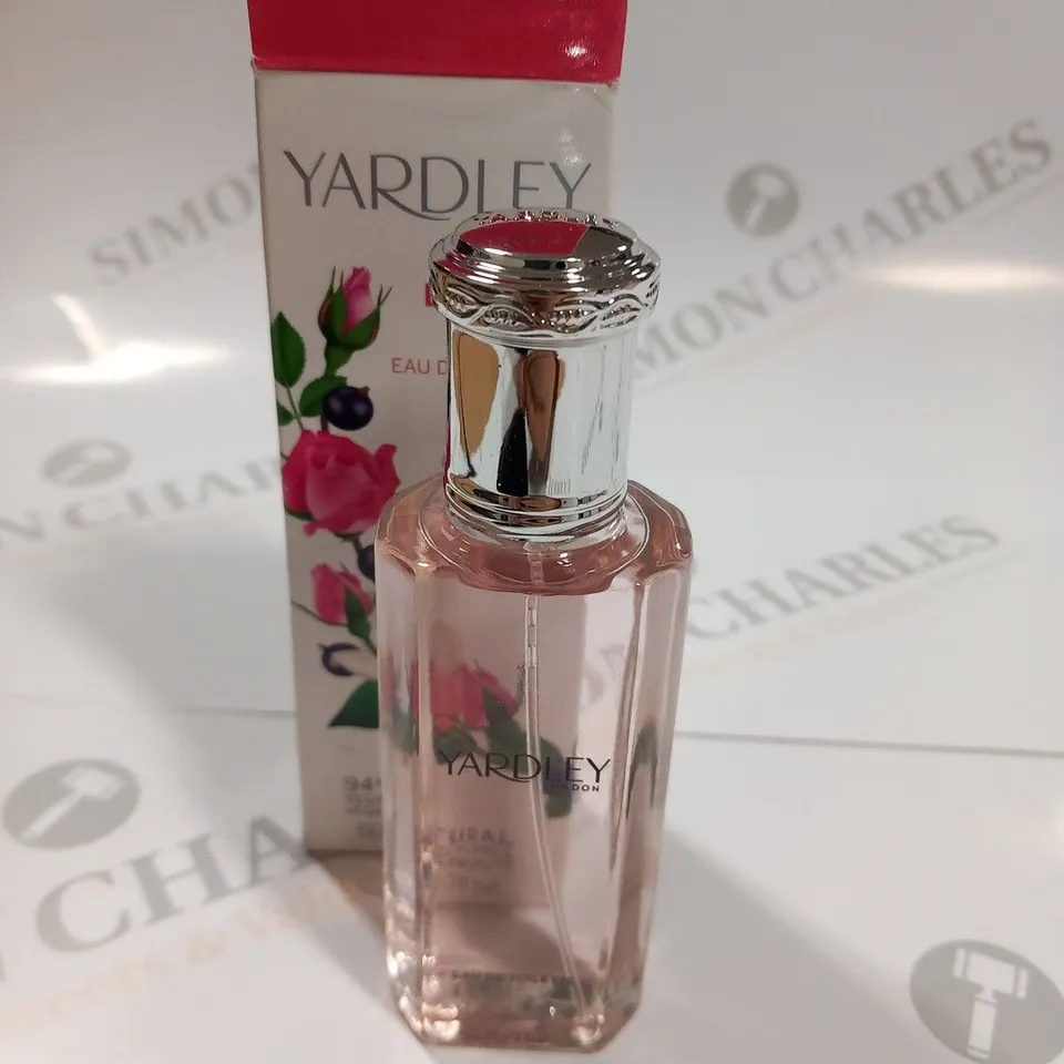 BOXED YARDLEY ENGISH ROSE EAU DE TOILETTE