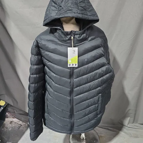 MOUNTAIN WAREHOUSE SEASONS WOMENS PADDED JACKET IN JET BLACK - UK 18