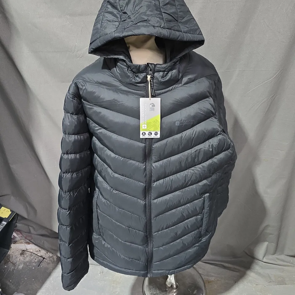 MOUNTAIN WAREHOUSE SEASONS WOMENS PADDED JACKET IN JET BLACK - UK 18