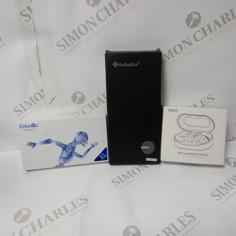 APPROXIMATELY 10 ASSORTED ITEMS TO INCLUDE FEIPUQU R3 PRO SMARTWATCH, FULLMOSA SMARTWATCH STRAP AND CASE, KUIZIL Q76 WIRELESS EARBUDS ETC.