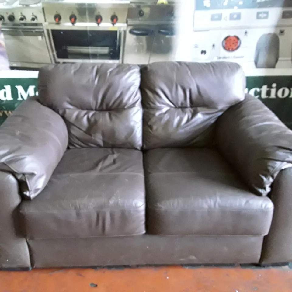 CHOCOLATE 2 SEATER SOFA