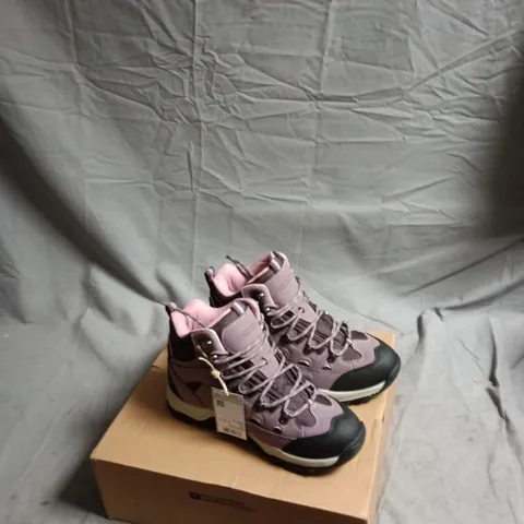 MOUNTAIN WAREHOUSE ADVENTURER WOMEN'S WATERPROOF WALKING BOOTS – LILAC, UK 4