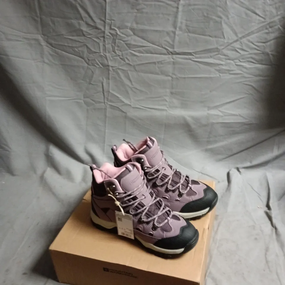 MOUNTAIN WAREHOUSE ADVENTURER WOMEN'S WATERPROOF WALKING BOOTS – LILAC, UK 4