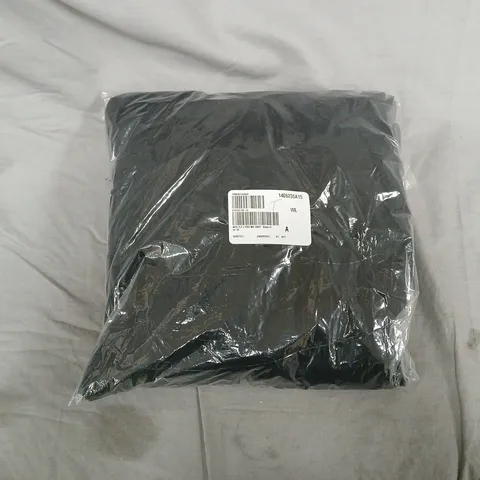 BAGGED APRICOT TULLE LAYERED MIDI SKIRT IN BLACK - SIZE 16