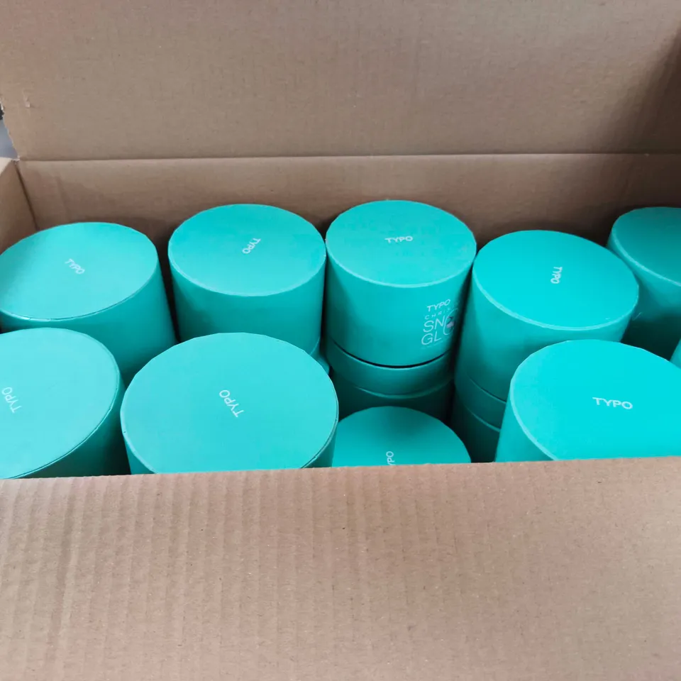 BOX OF APPROXIMATELY 30 TYPO CHRISTMAS SNOW GLOBES