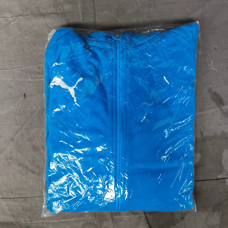 BAGGED KIDS PUMA HOODIE IN BLUE SIZE 15-16 YEARS