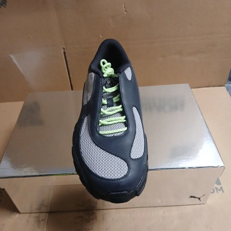 PUMA X SKEPTA DARK GREY/SILVER TRAINERS BOXED UK 10