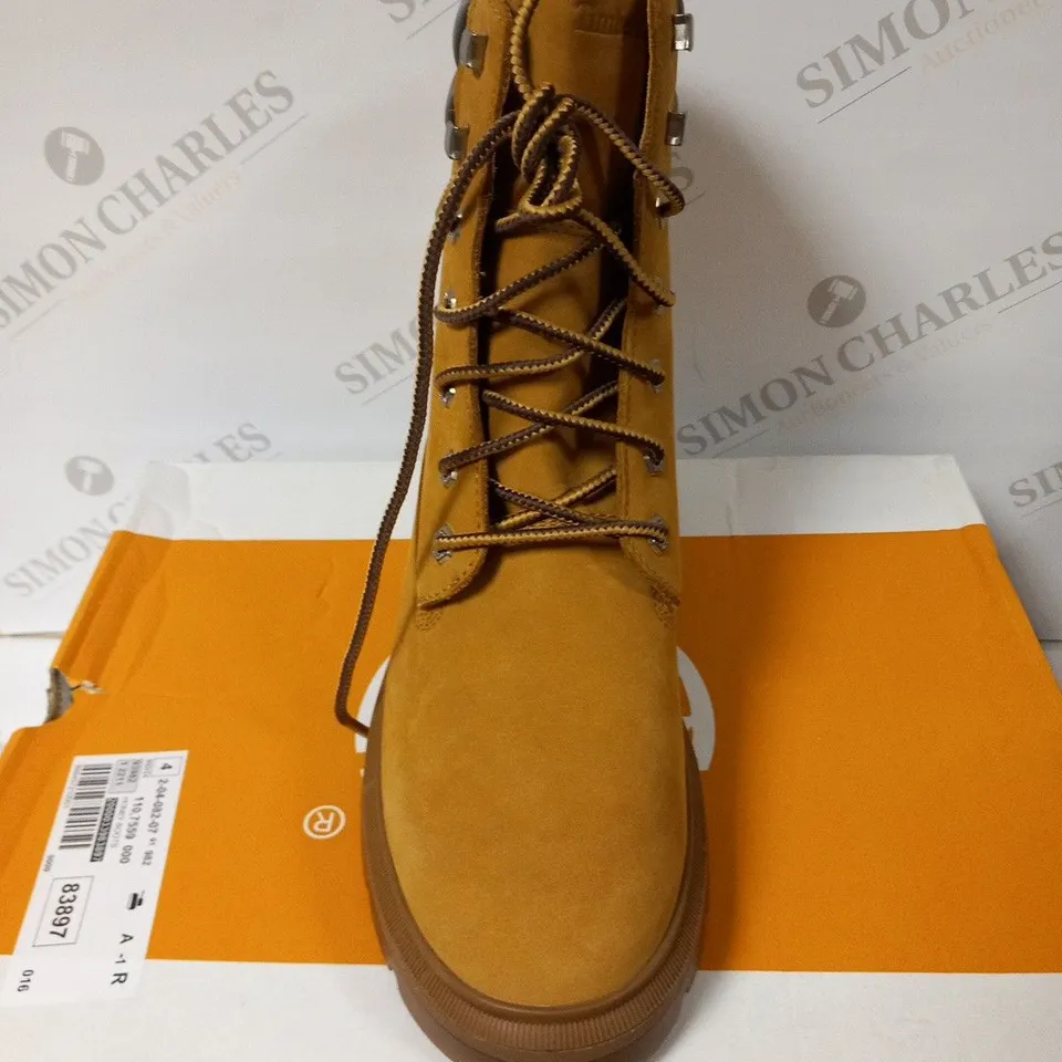 BOXED TIMBERLAND CORTINA VALLEY 6 IN WATERPROOF BOOT WHEAT NUBUCK SIZE 7.5