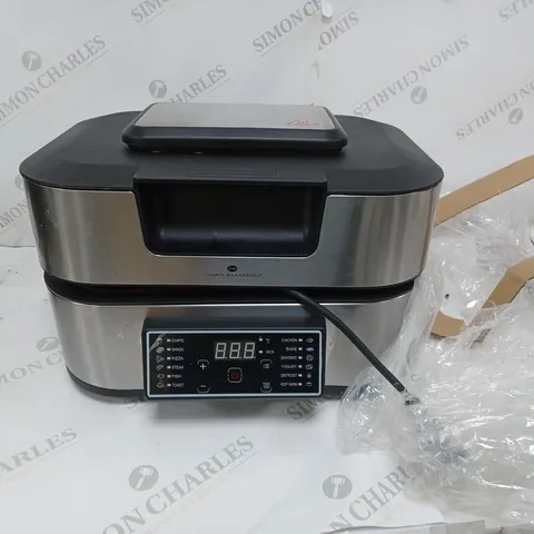 BOXED OUTLET COOK'S ESSENTIALS GRILL & AIRFRYER 5.5L