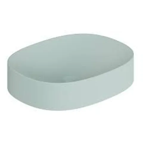 BOXED VADO CAMEO - MINERAL CAST 480MM OVAL BASIN - COVE BLUE