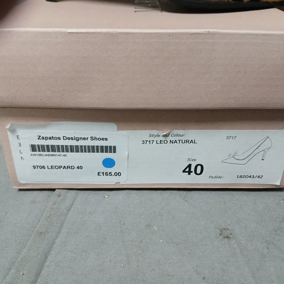 MARIAN LEOPARD PRINT HIGH HEELS – UK 7 (EU 40) – MADE IN ITALY