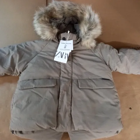 ZARA THERMAL INSULATED KIDS COAT - 12/18 MONTHS