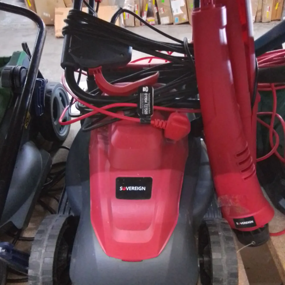 SOVEREIGN 1000W ELECTRIC LAWNMOWER 