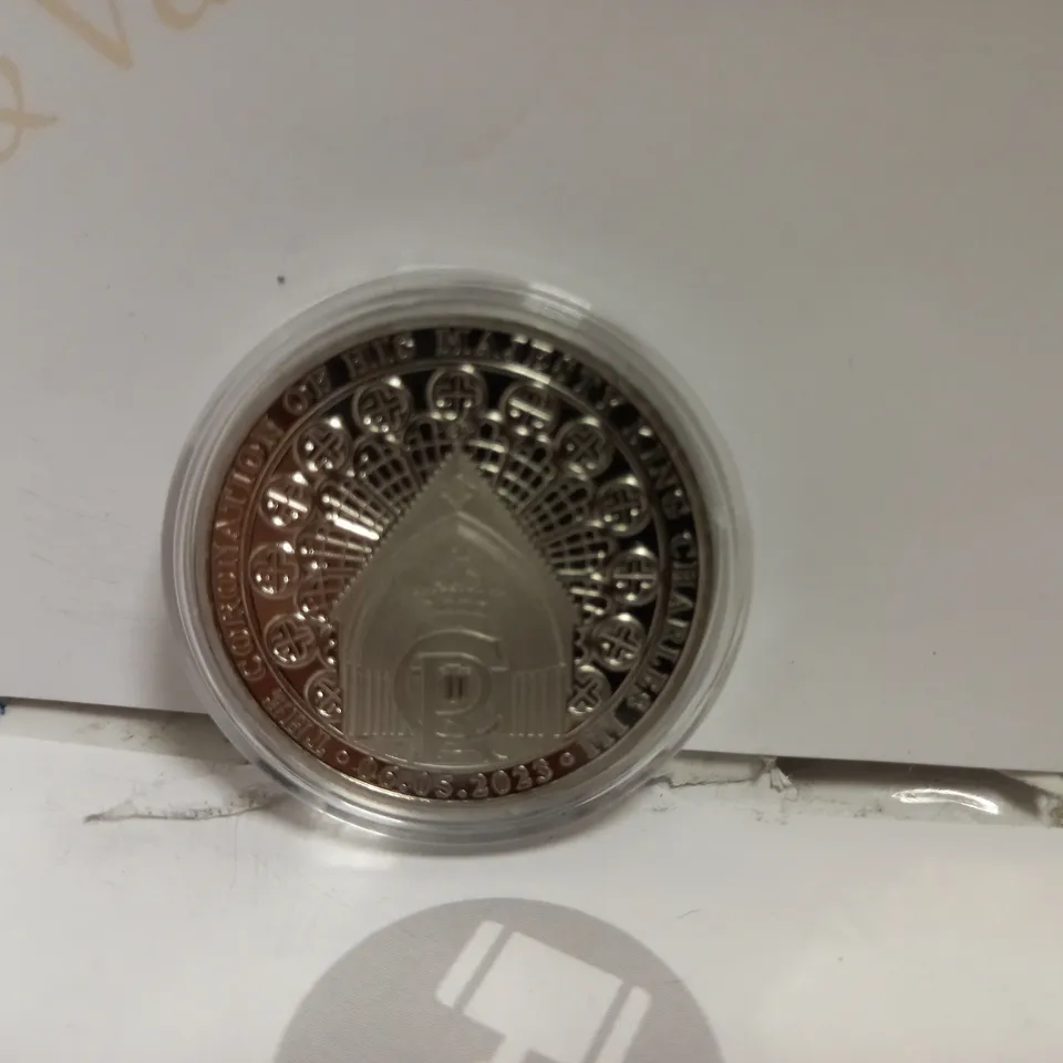 THE CORONATION OF HIS MAJESTY KING CHARLES III 06/05/2023 COMMEMORATIVE COIN