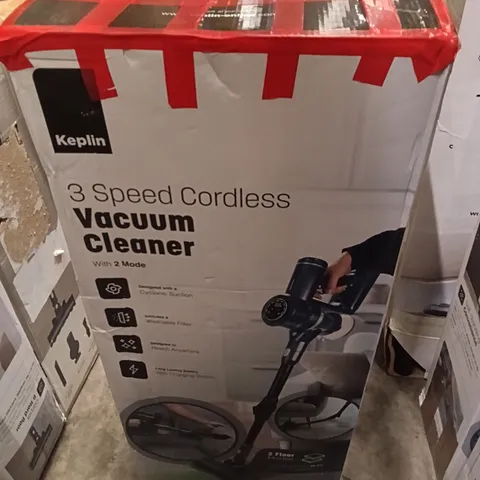 BOXED KEPLIN 3 SPEED CORDLESS VACUUM CLEANER 