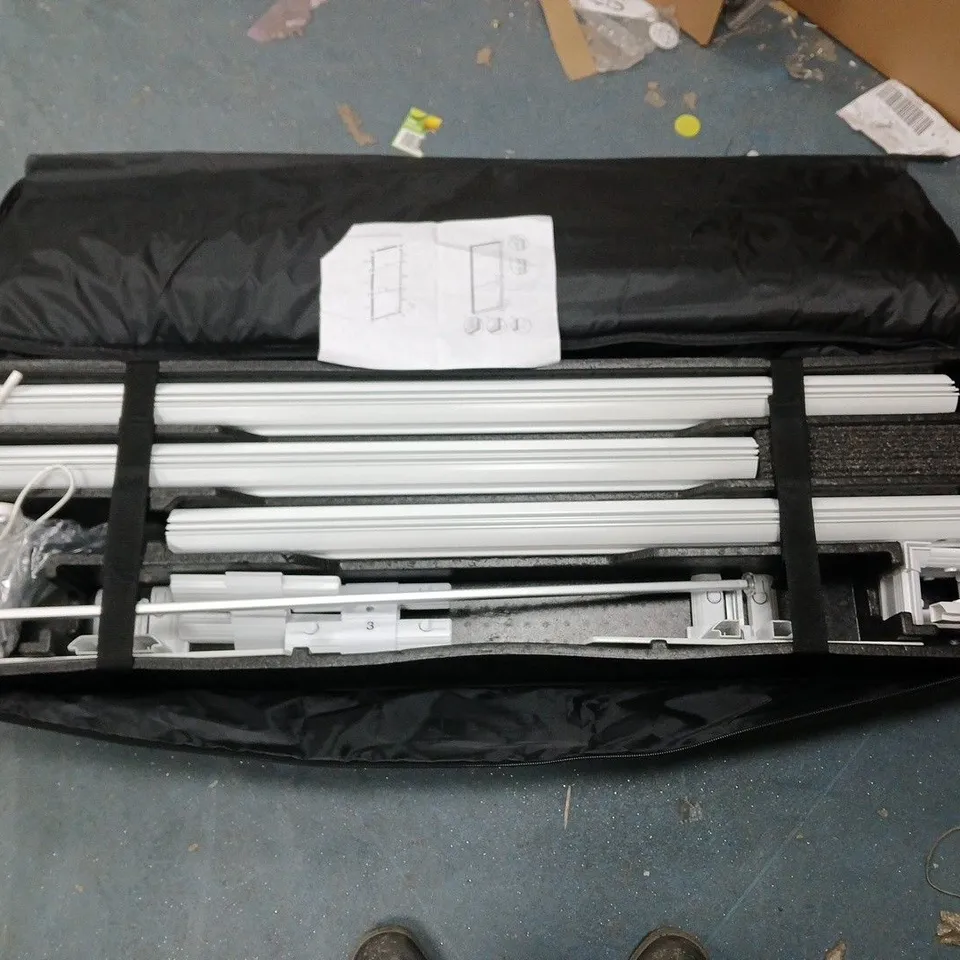 FRAME FOR PRINCES GROUP LIGHT BOX IN BLACK CARRY CASE, WITH INSTRUCTIONS