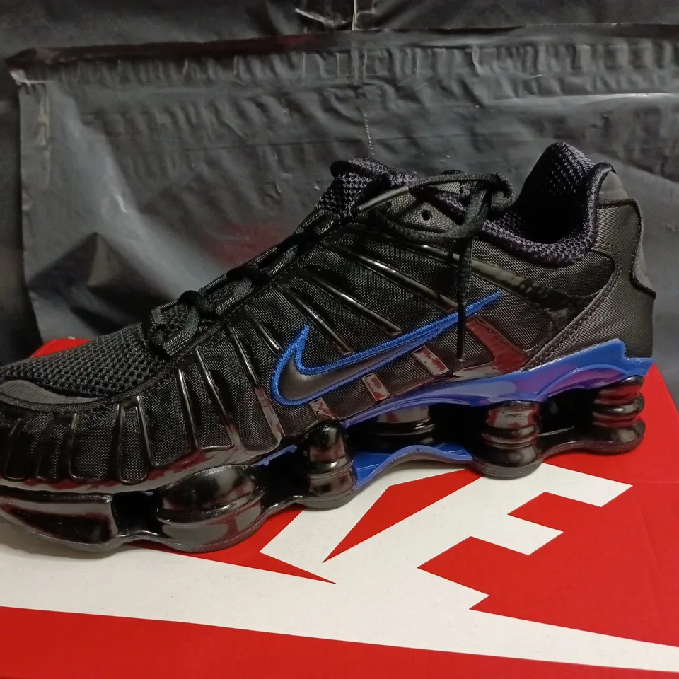 BOXED NIKE SHOX TL TRAINERS IN BLACK - UK 8