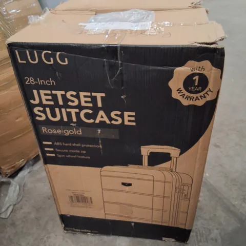 BOXED LUGG 28" JETSET SUITCASE - ROSE GOLD