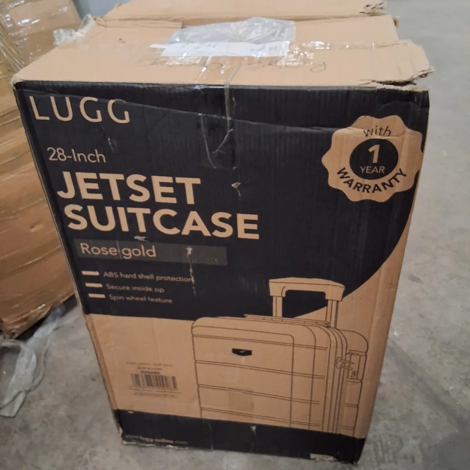 BOXED LUGG 28" JETSET SUITCASE - ROSE GOLD
