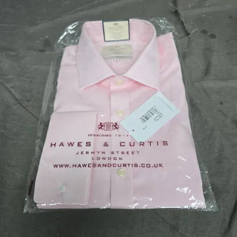 HAWES & CURTIS SHIRT IN PINK SIZE 17-36