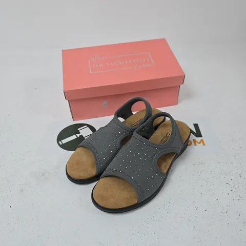 DR LIGHTFOOT JENNY PEWTER UK 5 SANDALS