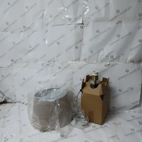 BOXED MICHELLE KEEGAN TULLIO NATURAL LAMP