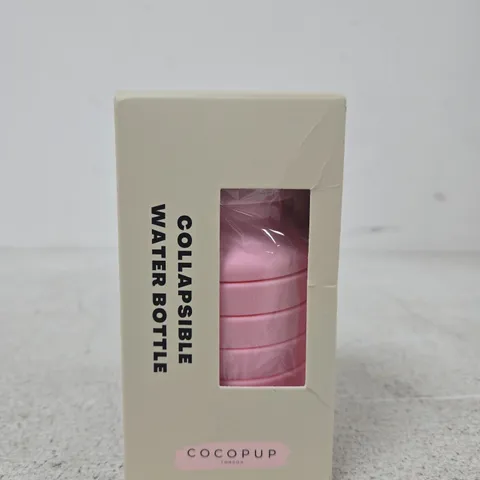 COCOPUP LONDON COLLAPSIBLE WATER BOTTLE – PINK