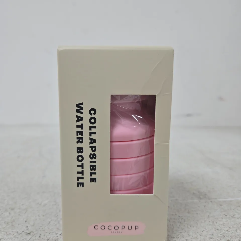 COCOPUP LONDON COLLAPSIBLE WATER BOTTLE – PINK