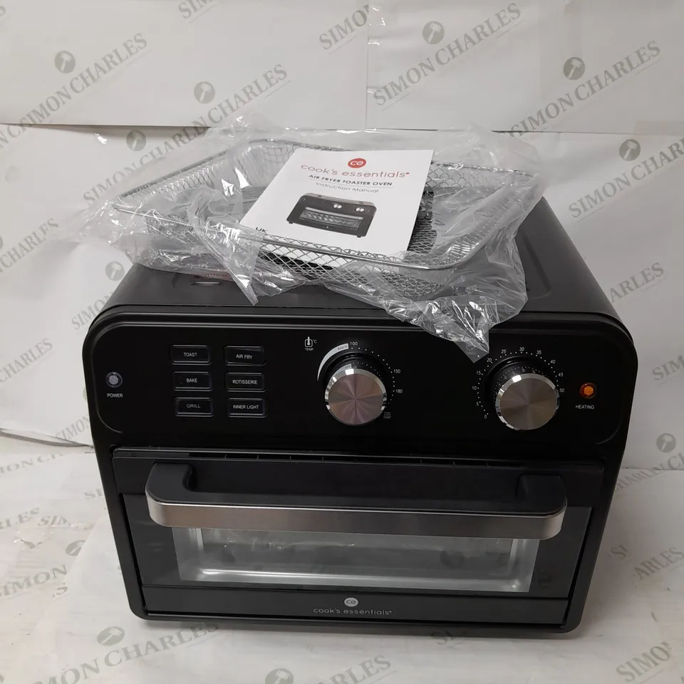 COOK'S ESSENTIAL 21-LITRE AIRFRYER OVEN IN BLACK