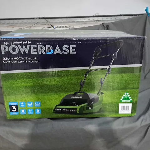 POWERBASE 32CM 400W ELECTRIC CYLINDER LAWN MOWER