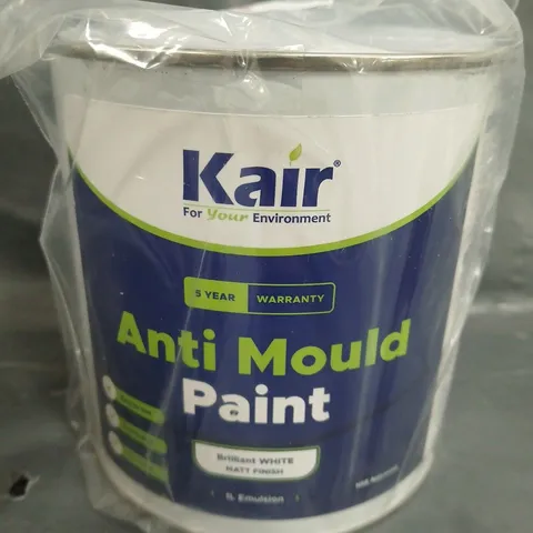 KAIR ANTI-MOULD PAINT - BRILLIANT WHITE - 1L - COLLECTION ONLY