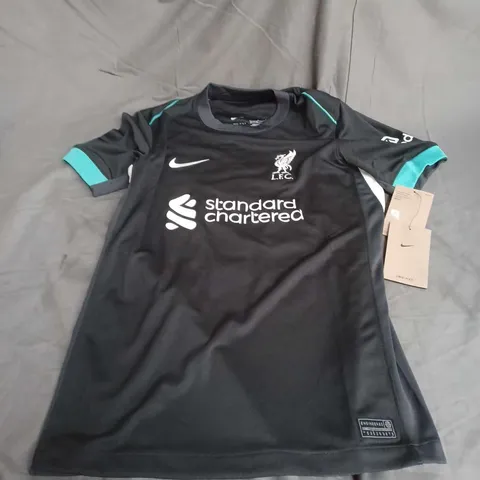 NIKE KIDS LFC DRI-FIT FOOTBALL TSHIRT IN GREEN MULTI SIZE L