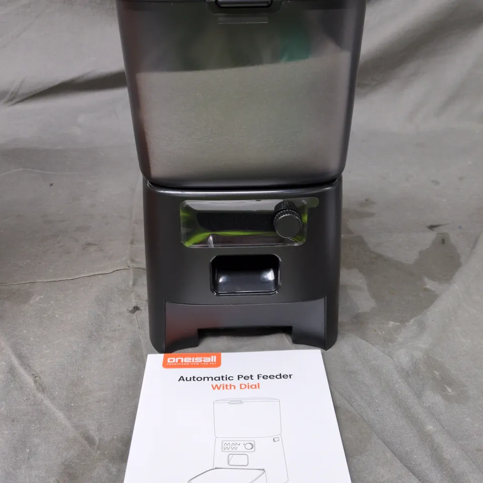 ONEISALL AUTOMATIC PET FEEDER WITH DIAL – MODEL PFD-001