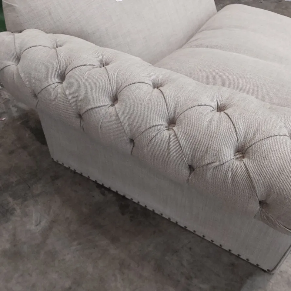 CHESTERFIELD RH SECTION NATURAL FABRIC 