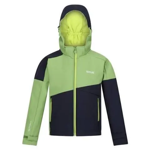 BRAND NEW REGATTA ACIDITY VII JACKET IN GREEN/NAVY - UK 14 YRS