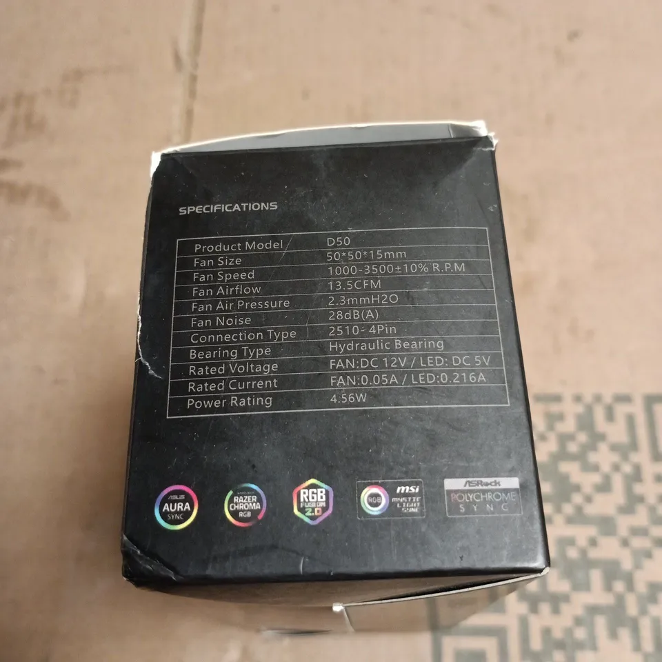 D50 ARGB RAM RADIATOR BOXED COMPUTER PART