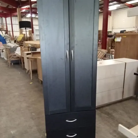 MODERN 2 DOOR WARDROBE WITH 2 DRAWERS