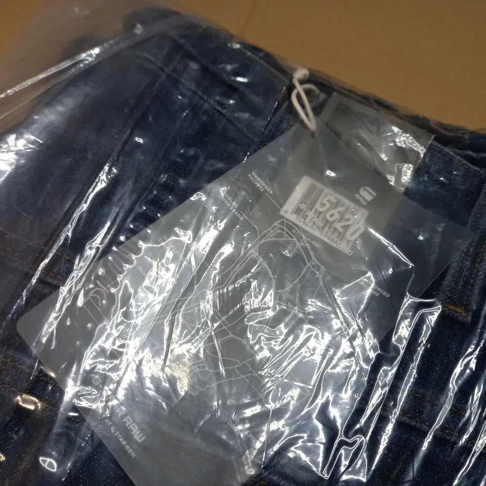 PACKAGED G-STAR RAW BLUE JEANS - SIZE W31/L34