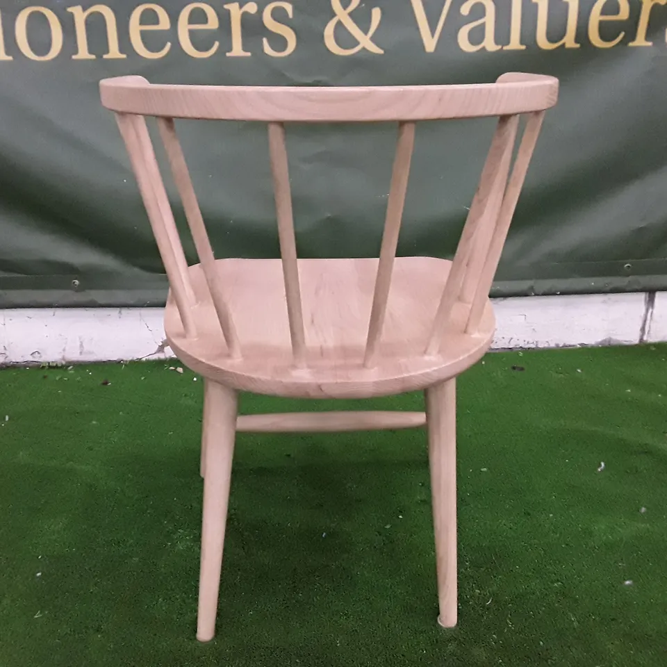 BOXED OAK DINING CHAIRS