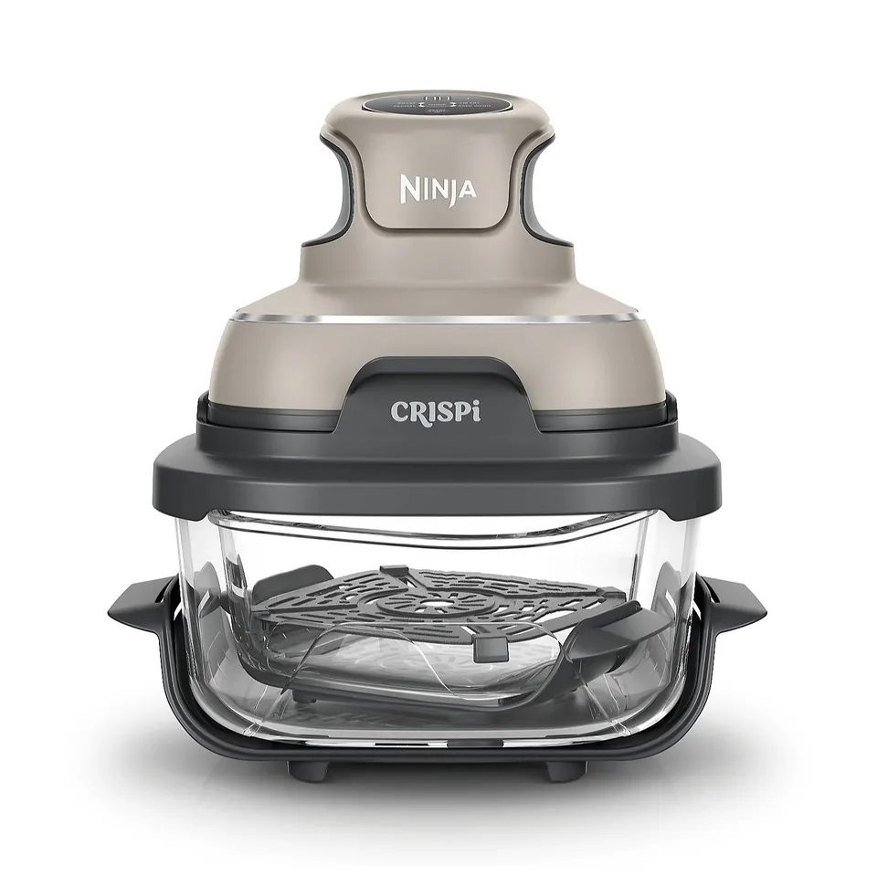 OUTLET NINJA CRISPI 4-IN-1 PORTABLE GLASS AIR FRYER