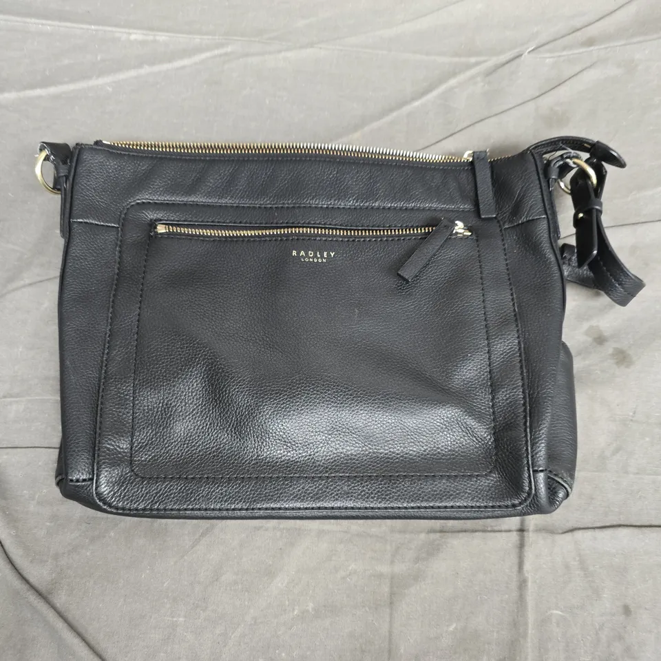 RADLEY LONDON BLACK LEATHER CROSSBODY BAG