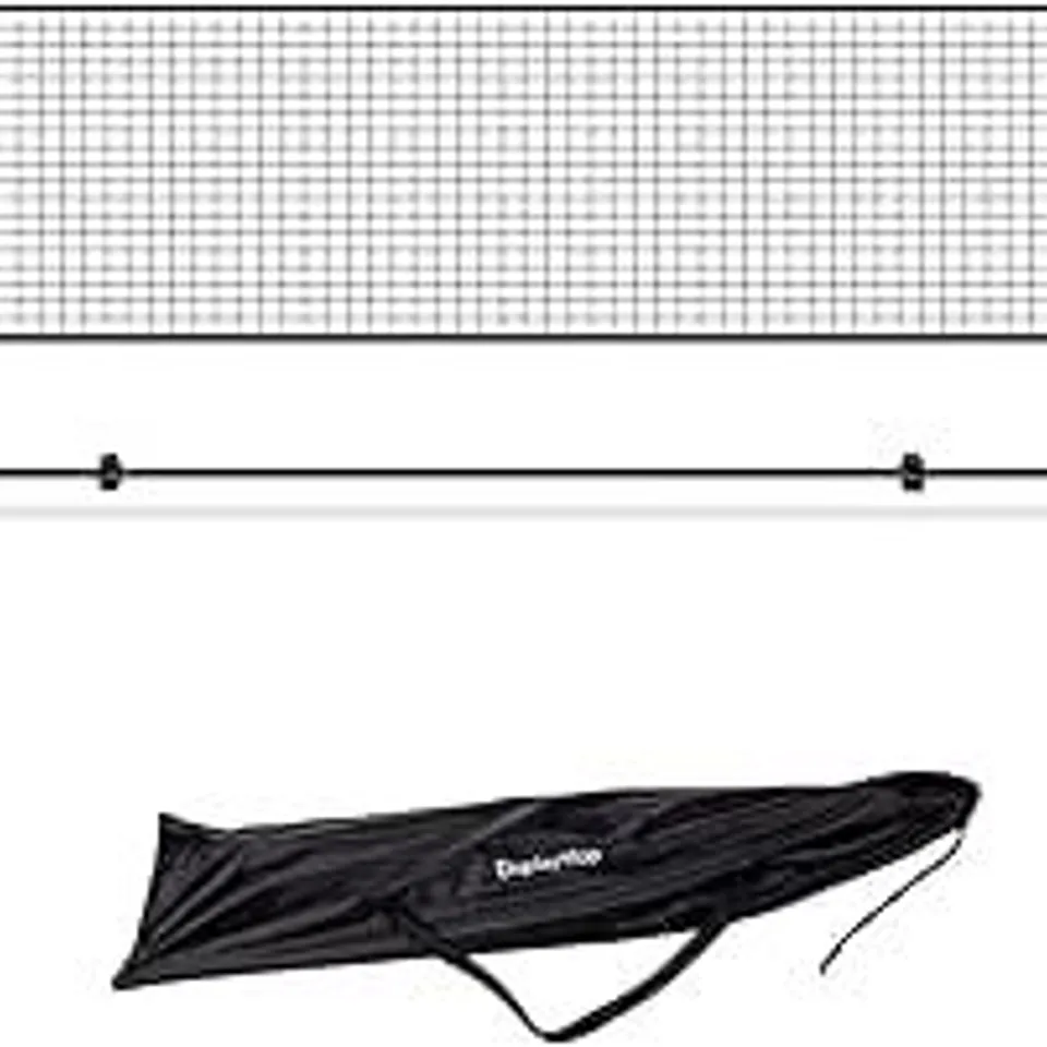 BOXED DISPLAY4TOP BADMINTON NET 4M WITH HEIGHT ADJUSTABLE STAND AND CARRY BAG