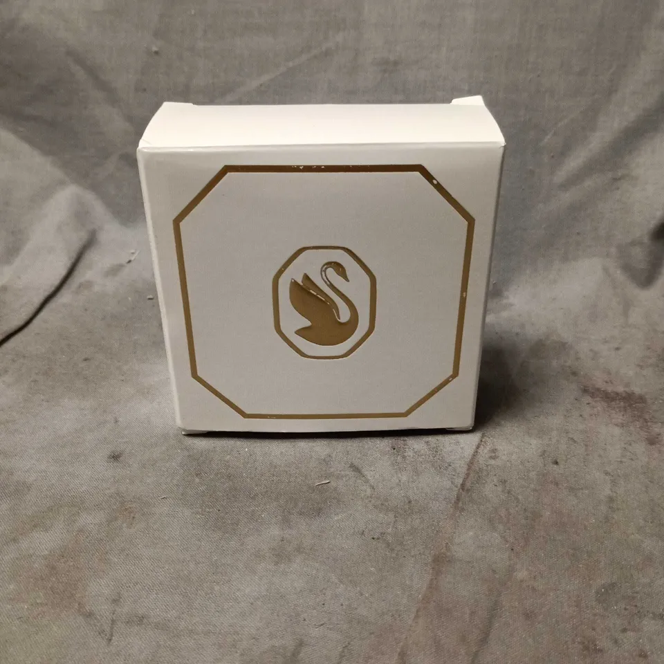 ROSE GOLD TONE HALO DROP EARRINGS WITH CLEAR CRYSTALS